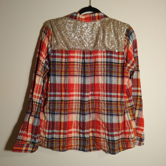 Entro button down shirt with sequins - Picture 2 of 11